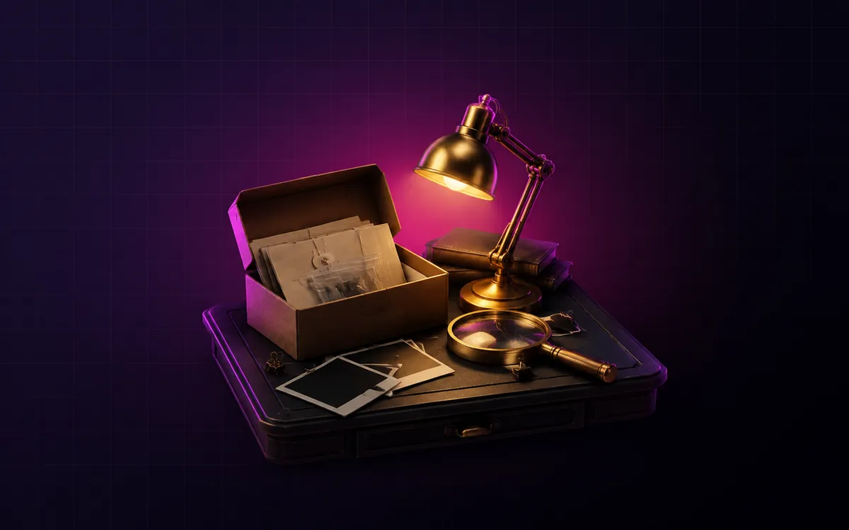The Detective Case: Password, Grid 4x4, Ordered switches, Username and password, Numeric code
